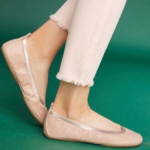 Yosi Samra Glitter Ballet Flats (Anthropologie)